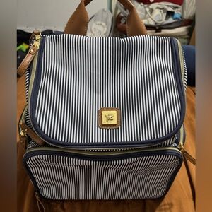 Banana fish striped pumping/diaper bag